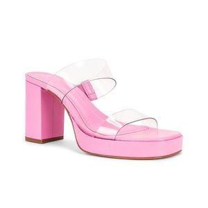 Schutz Ariella platform Sandal club rose